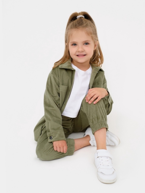 Костюм для девочки KAFTAN Костюм для девочки KAFTAN "Velvet", размер 36 (134-140), цвет зелёный