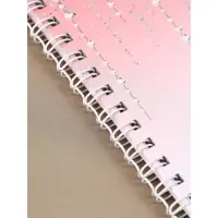 Книга свадебных пожеланий "Блестки" градиент, на пружине ВБ, 21.1 х 21 см