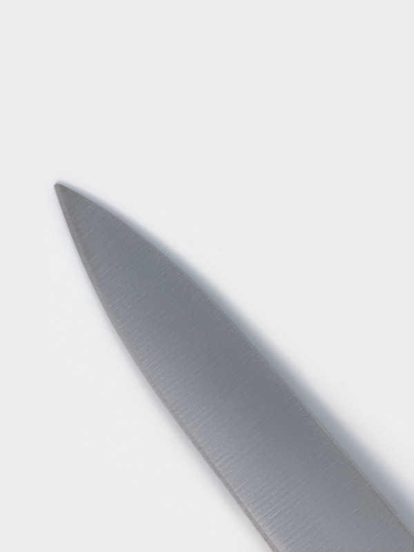 Нож кухонный для овощей Доляна Venus, лезвие 9.5 см, нержавеющая сталь, красный