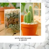 Мраморная крошка "Рецепты Дедушки Никиты", отборная, белая, фр 2,5-5 мм , 5 кг