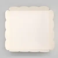 Коробка для печенья, кондитерская упаковка, Белая, 13&times;13&times;4 см