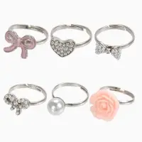 Кольцо детское Выбражулька &laquo;Любовь&raquo;, форма МИКС, МИКС, безразмерное