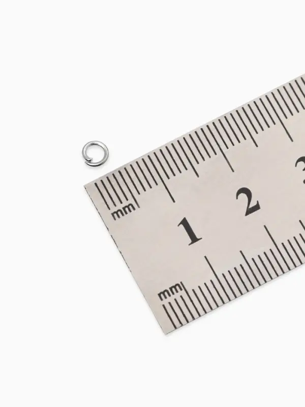 Набор для создания украшений "База" тросик, кримпы, шапочка, протектор, кольца, 61 пред, цв серебро