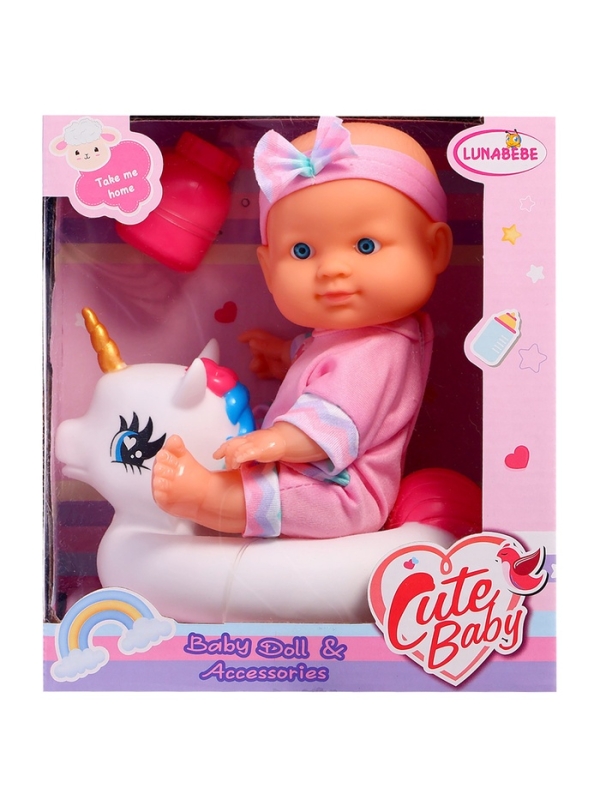 Пупс &laquo;Купание с единорогом&raquo;, с аксессуарами, МИКС