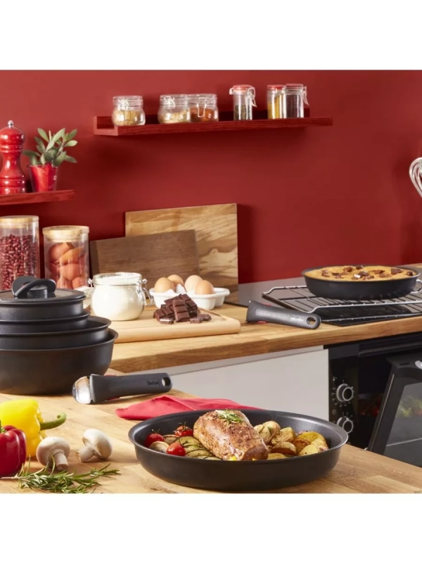 Набор посуды со съемной ручкой Ingenio Exception Noir