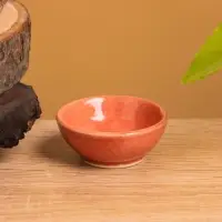 Соусник, 4.5&times;4.5&times;2 см, керамика, красный