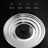 Набор сковород EasyKeep-4DSS с антипригарным покрытием