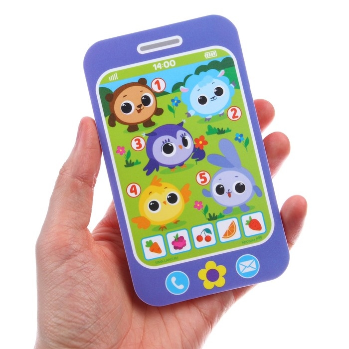 Игрушка - телефон EVA для игры в ванне &laquo;Кругляшики&raquo;, Крошка Я