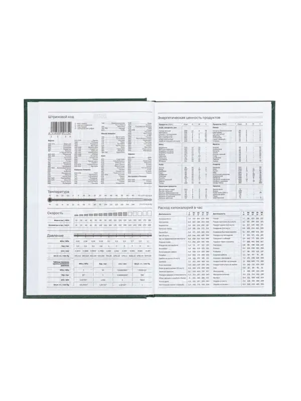 Ежедневник датир 2026г А5 168л б/вин, Зеленый ТЕМНЫЙ