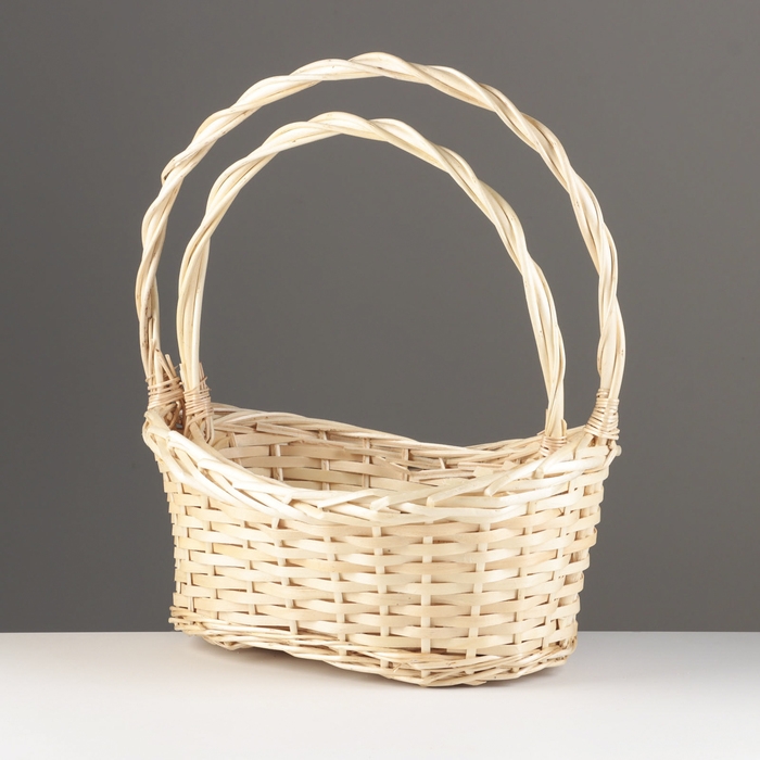 Набор корзин из 2 шт, 38х21хH13/16, 31х19хH11/15 см, 2 шт, ива Набор корзин из 2 шт, 38х21хH13/16, 31х19хH11/15 см, 2 шт, ива