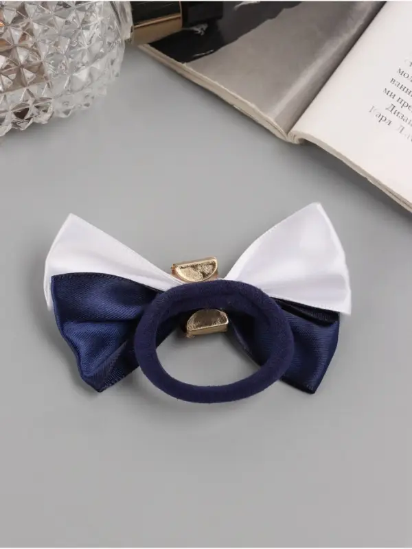 Резинка для волос бант &laquo;Школьница&raquo;, двойной, 8.5 см, МИКС