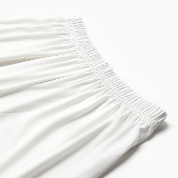 Комплект женский (футболка, шорты) MINAKU: Home collection цвет экрю, р-р 44 Комплект женский (футболка, шорты) MINAKU: Home collection цвет экрю, р-р 44