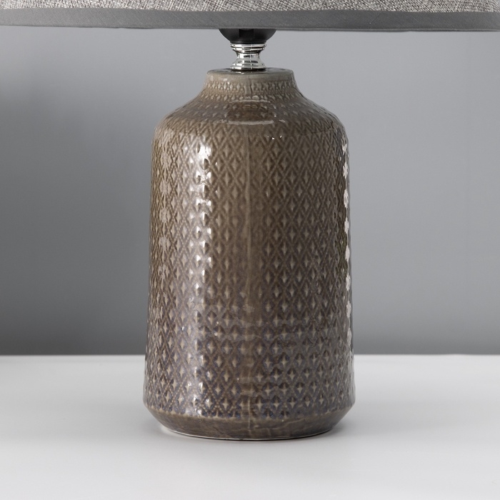 Настольная лампа с абажуром RISALUX &laquo;Иридиум&raquo;, Е27, 40 Вт, 30&times;30&times;43 см