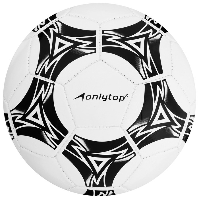Футбольный мяч ONLYTOP, машинная сшивка, 32 панели, р. 5, PVC