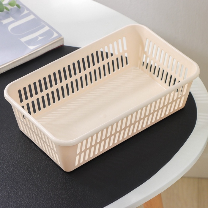 Корзина для хранения Полимербыт, пластик, 25&times;15&times;7 см, МИКС