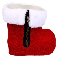 Конфетница &laquo;Сапожок&raquo;, цвет красный