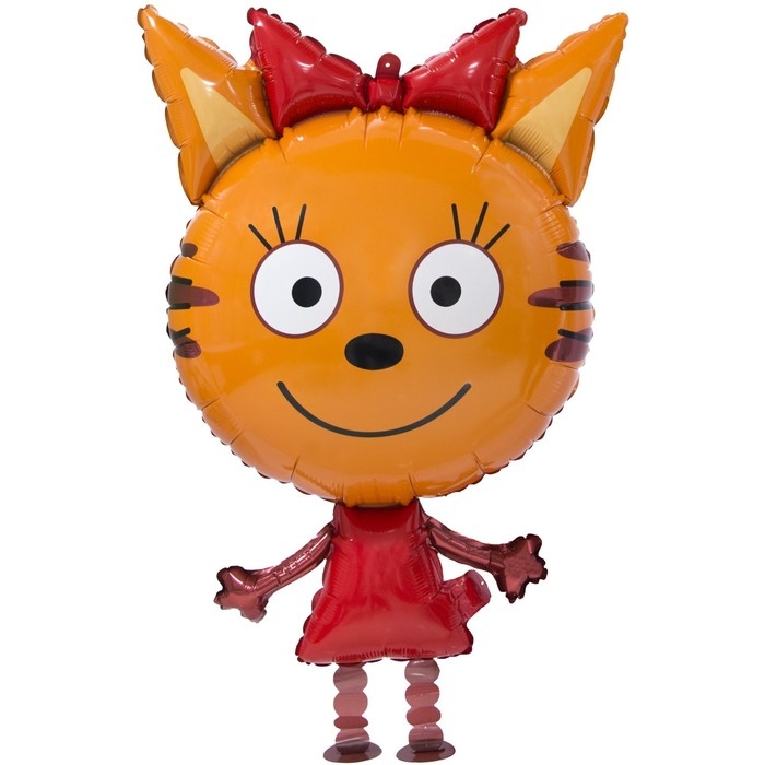 Шар фольгированный 32" &laquo;Три кота. Карамелька&raquo;, ходячая фигура