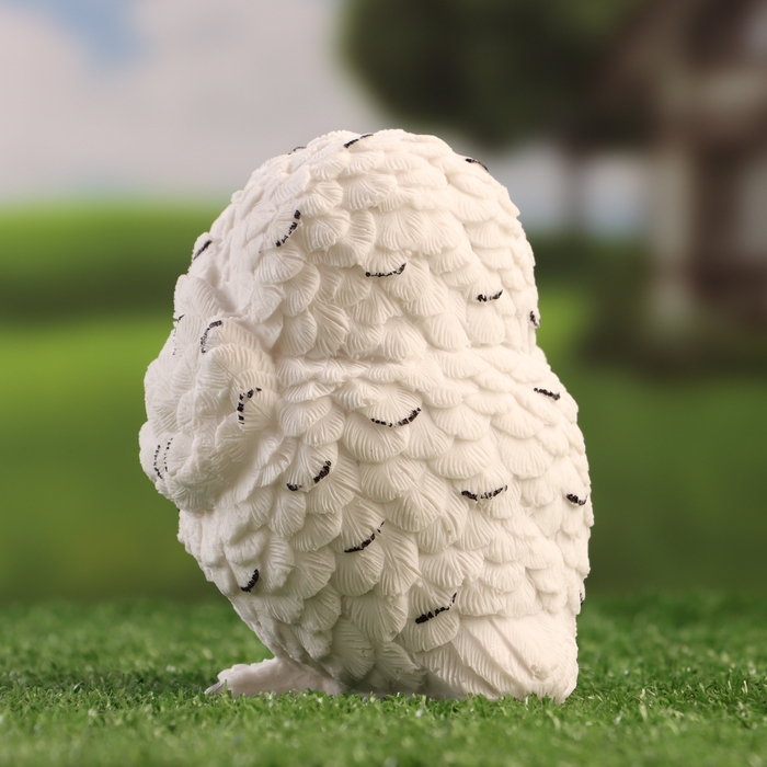 Садовая фигура Садовая фигура "Совенок: ничего не вижу" 8х10х13см