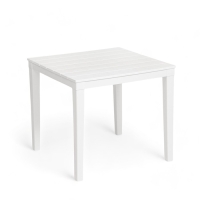 Набор садовой мебели "Прованс": стол квадратный 80 х 80 см + 4 кресла, белый Набор садовой мебели "Прованс": стол квадратный 80 х 80 см + 4 кресла, белый