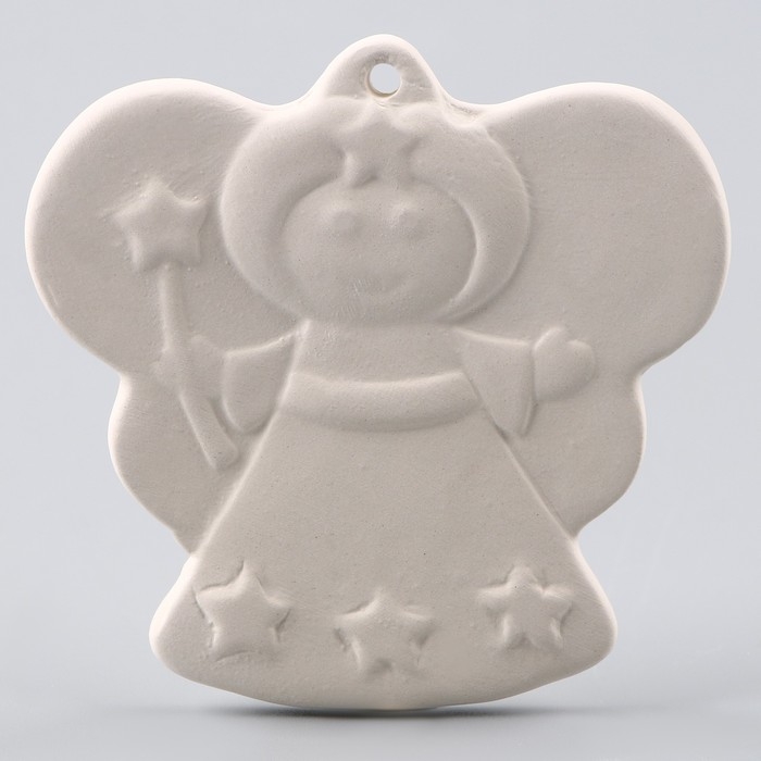 Новый год! Ёлочное украшение под раскраску «Ангелочек», с подвесом Новый год! Ёлочное украшение под раскраску «Ангелочек», с подвесом