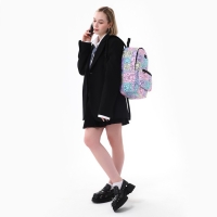 Рюкзак школьный текстильный &laquo;Зверята&raquo;, 42х14х28 см