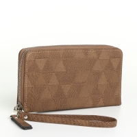 Кошелёк женский на молнии, цвет коричневый Кошелёк женский на молнии, цвет коричневый