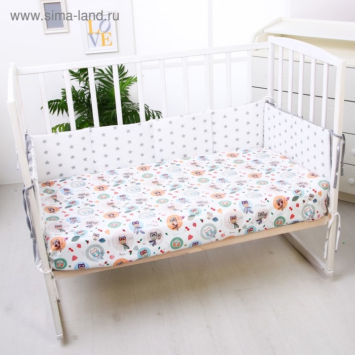 Клеёнка с ПВХ-покрытием &laquo;Совушки&raquo;, 100х140 см