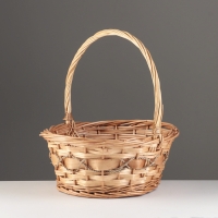 Набор плетеных корзин из 3 шт, 34хH14/35 см, 29х12/30 см, 22х10/25 см, ива Набор плетеных корзин из 3 шт, 34хH14/35 см, 29х12/30 см, 22х10/25 см, ива