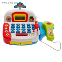 Игровой набор &laquo;Касса&raquo; с продуктовой корзинкой