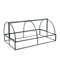 Теплица (каркас) &laquo;Хлебница&raquo;, 2 &times; 0,9 &times; 1,1 м, металл, профиль 20 &times; 20 мм, без поликарбоната