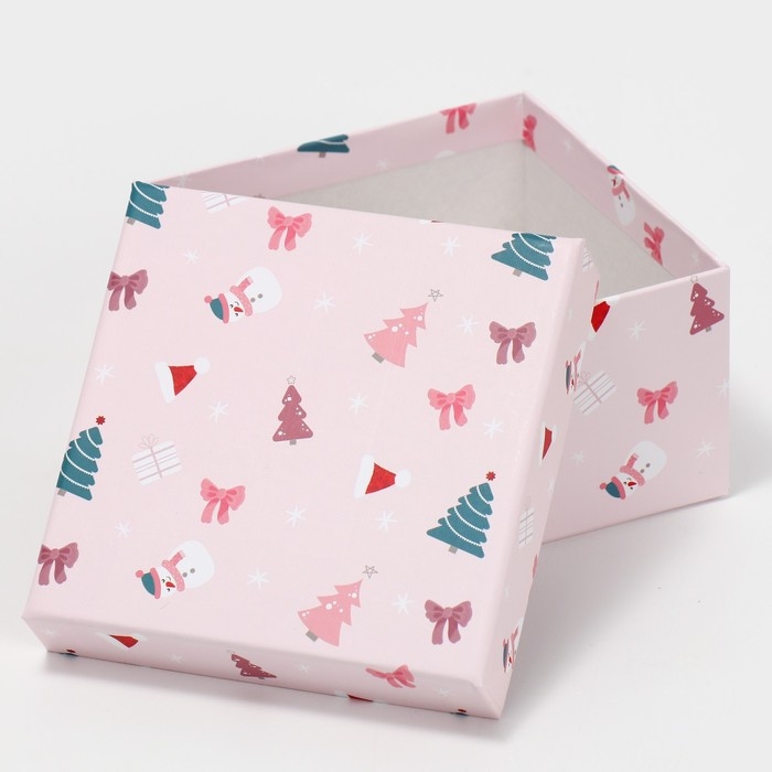 Набор подарочных коробок 10 в 1 &laquo;Happy New year&raquo;, 10 х 10 х 6 ‒ 28 х 28 х 15 см, Новый год