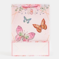 Пакет ламинированный &laquo;Бабочки&raquo;,  30 &times; 41,5 &times; 12 см