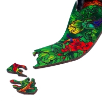 Пазл деревянный фигурный &laquo;Лев. Дикие джунгли&raquo;, 173 элементов