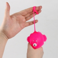 Мяч детский резиновый ёжка световой &laquo;Любовь&raquo;, цвета МИКС , в шоубоксе