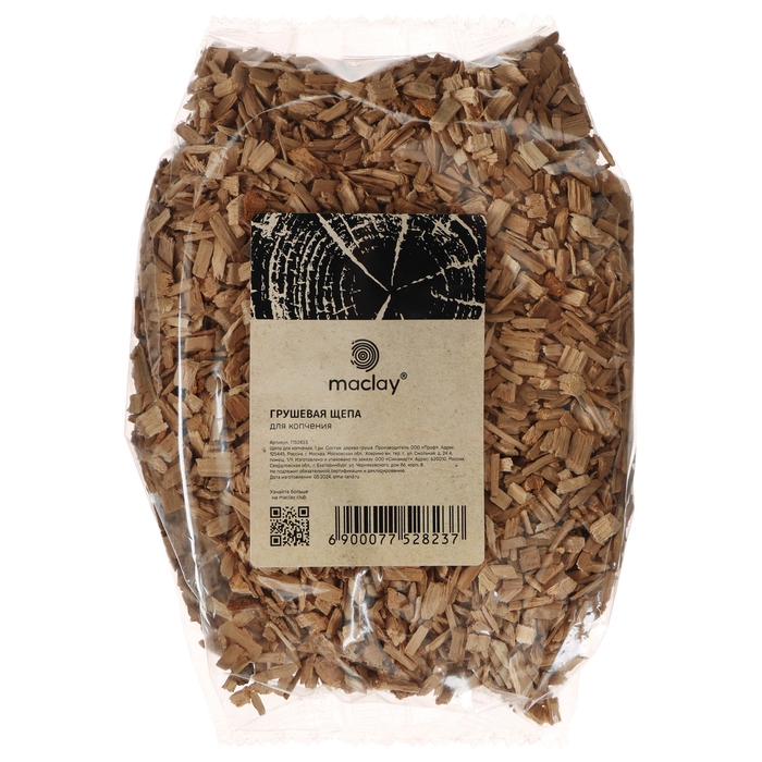 Щепа для копчения Maclay &laquo;Груша&raquo;, 210&plusmn;30 г