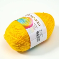 Пряжа "Детская новинка" 100% акрил 200м/50гр (12-Желток) Пряжа "Детская новинка" 100% акрил 200м/50гр (12-Желток)