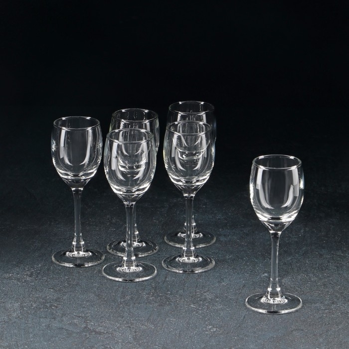 Рюмка стеклянная &laquo;Эталон&raquo;, 65 мл, 6 шт