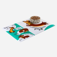 Коврик под миску нескользящий &laquo;Такса&raquo;, 43х28 см