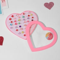 Кольца детские набор 36шт &laquo;Выбражулька&raquo;, форма МИКС, цвет МИКС в серебре, б-р