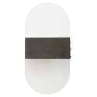 Бра Лайн LED 12Вт 6000К серебро 11х21 см