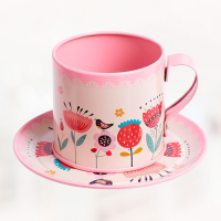 Набор металлической посудки &laquo;Чаепитие&raquo;, 14 предметов