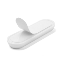 Ручка мебельная самоклеющаяся CAPPIO, L=106 мм, пластик, цвет белый Ручка мебельная самоклеющаяся CAPPIO, L=106 мм, пластик, цвет белый