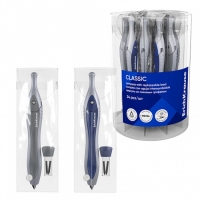 Циркуль металлический ErichKrause "Classic", 125мм, со сменным грифелем, PVC чехол, микс Циркуль металлический ErichKrause "Classic", 125мм, со сменным грифелем, PVC чехол, микс