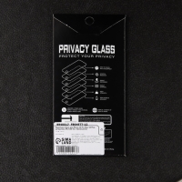 Защитное стекло для iPhone 13 Pro Max/14 Plus, антишпион, 9H, 0.33 мм, чёрная рамка Защитное стекло для iPhone 13 Pro Max/14 Plus, антишпион, 9H, 0.33 мм, чёрная рамка