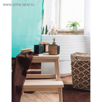 Набор аксессуаров для ванной комнаты &laquo;Агат&raquo;, 4 предмета (дозатор, мыльница, 2 стакана), цвет чёрный