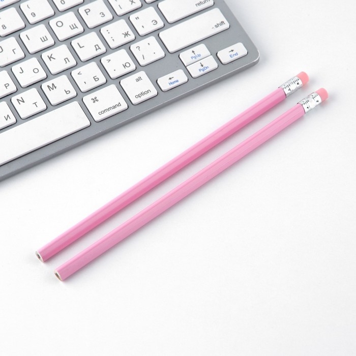 Подарочный набор &laquo;С 8 марта&raquo;, карандаши 2 шт, ластики 2 шт, блокнот