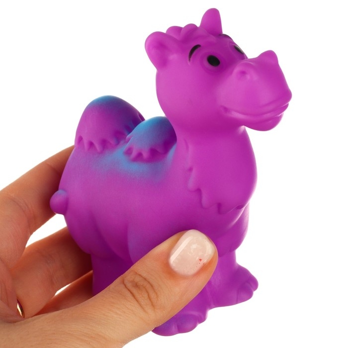 Набор резиновых игрушек для ванны &laquo;Изучаем животных&raquo;, 5 шт, Крошка Я