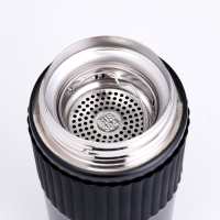 Термокружка, 400 мл, New design, сохраняет тепло 12 ч, термометр, сито