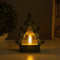 Светильник "Новогодняя елка" 3хААА зеленый 5,5х13х17см