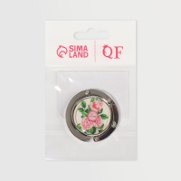 Крючок для сумки и зонта &laquo;Роза&raquo;, раскладной, 10 кг, d - 4,5 см